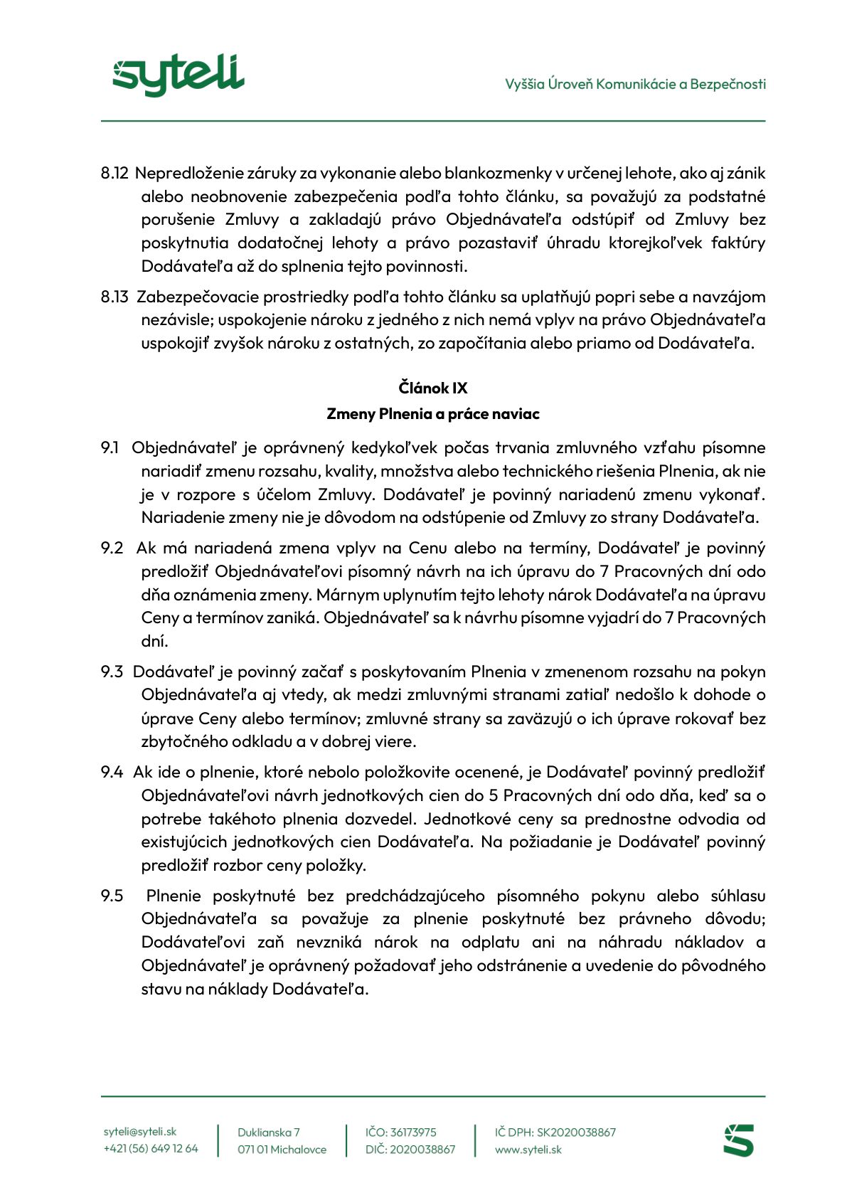 Všeobecné obchodné podmienky - Strana 11