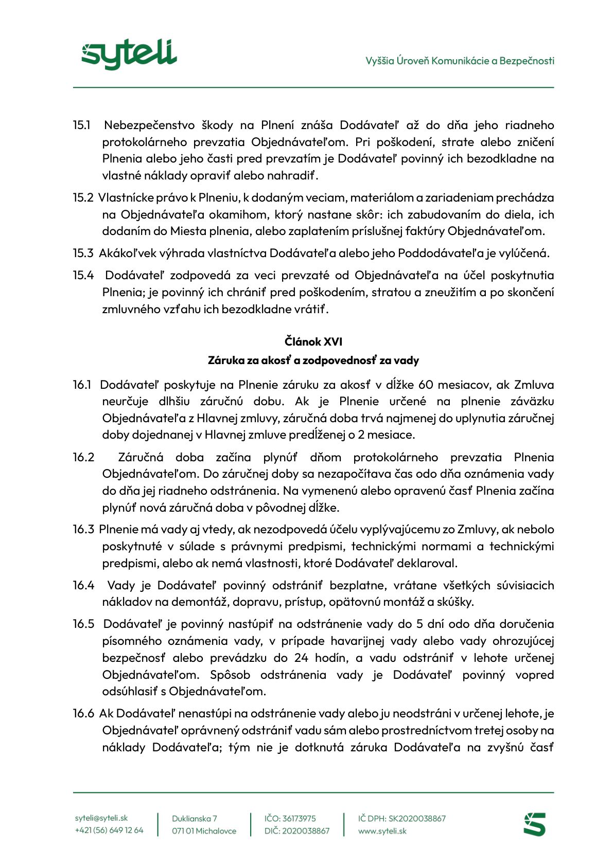 Všeobecné obchodné podmienky - Strana 18