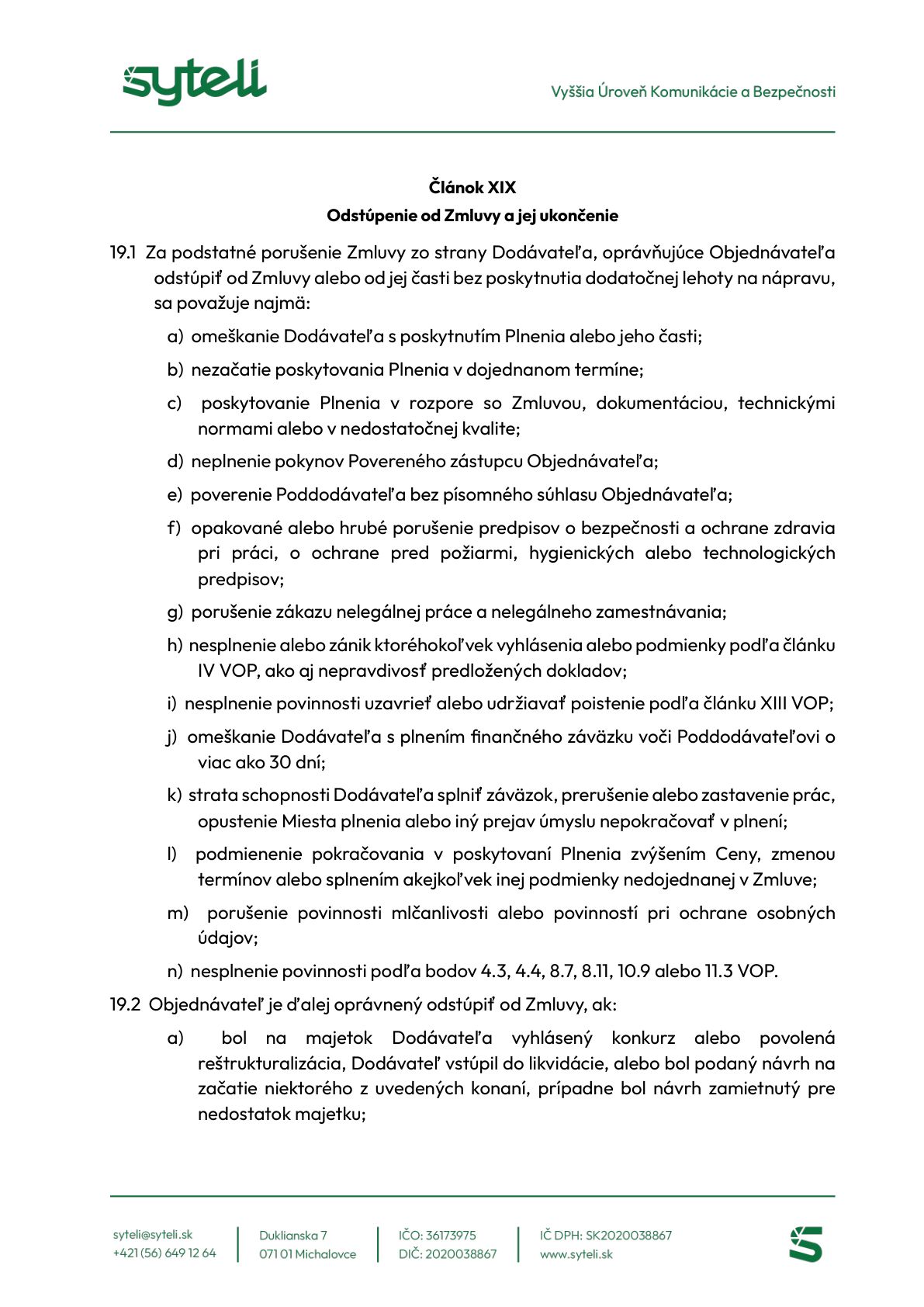 Všeobecné obchodné podmienky - Strana 23