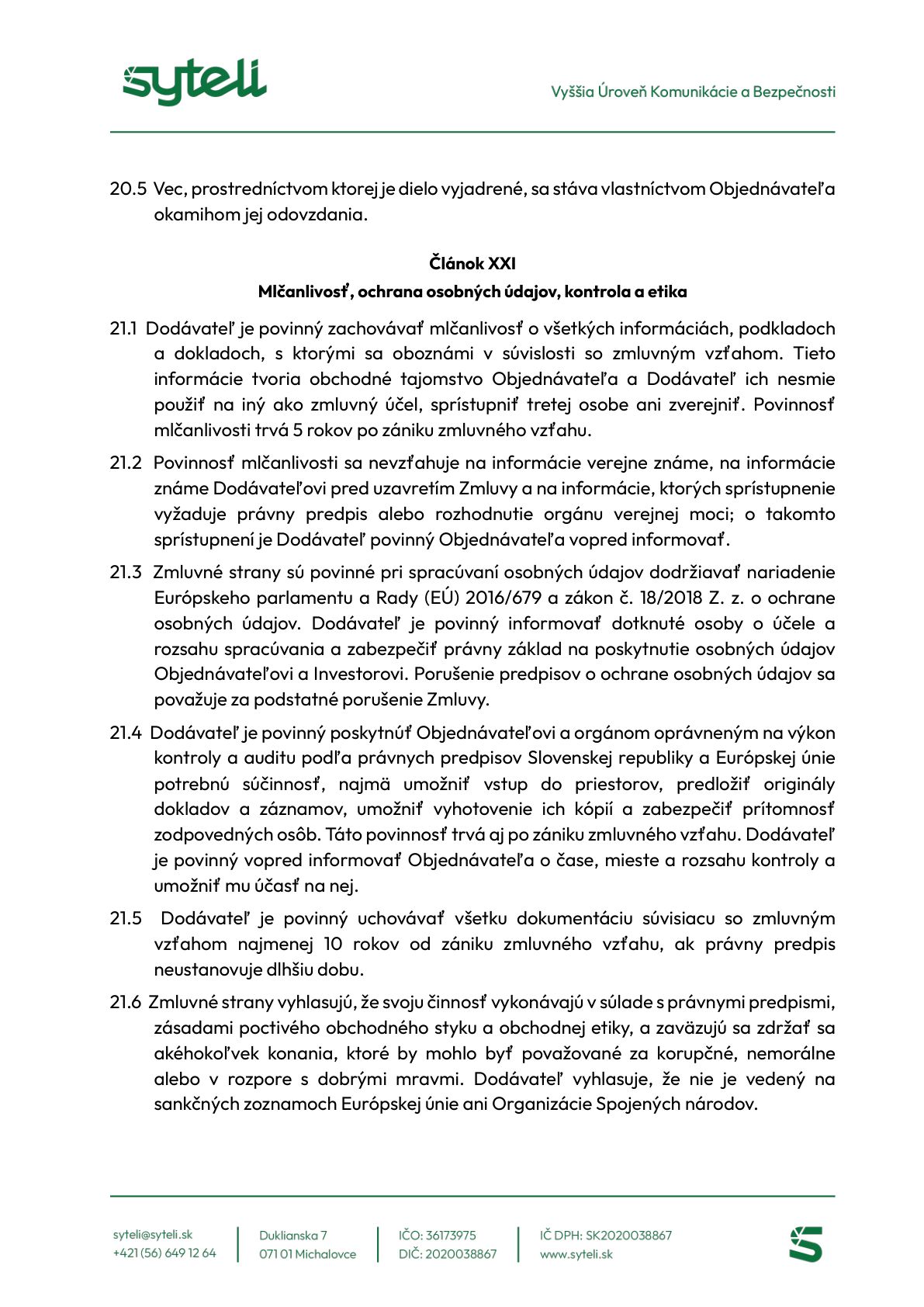 Všeobecné obchodné podmienky - Strana 26